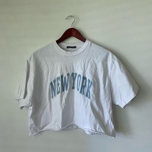 Brandy Melville New York cropped tee